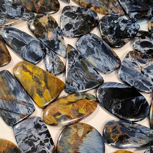 Pietersite semipreciosa piedra preciosa suelta forma libre cabujón para joyería colgante fabricación de collares - Product Image 4