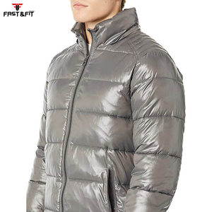 New Style Latest Design Quality <b>Long</b> Canvas Stand Collar Waterproof Breathable Puffer <b>Jacket</b> for <b>Men</b> Winter - Product Image 4