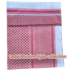 Vente en gros Foulard arabe pour hommes yéménite Shemagh islamique pour hommes Hijab bandeau Service OEM Foulard musulman Logo personnalisé/oem/odm accepté - Product Image 5