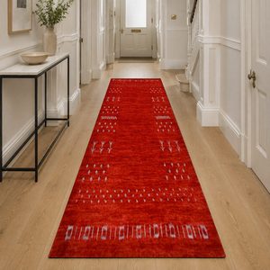 Tapis de salon en chenille antidérapant, imprimé numériquement, style moderne vintage, noir anthracite, lavable en machine, vente en gros RUGS DEPOT LXDP-0984 - Product Image 5