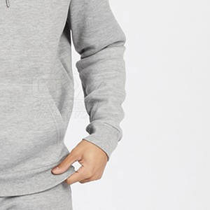 Venta directa de fábrica Sudadera con capucha de lana para hombre y conjunto corto Etiqueta privada Sudadera con capucha de lana para hombre hecha a medida y conjunto corto - Product Image 6