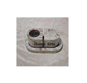 Conception admirable de nacre Mabkhar de qualité exclusive Mabkhar de taille personnalisée avec boîte à dessert et plateau - Product Image 5