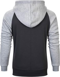 Sudaderas con Capucha Extra Grandes para Hombre, Estilo Deportivo, 100% Algodón, Mezcla Suave de Felpa, Transpirables, Estilo Urbano, con Bolsillo Tipo Canguro - Product Image 2