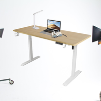 Cadre de bureau électrique réglable en hauteur de table debout à double moteur pour le bureau à domicile du fabricant d'usine