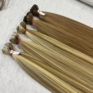 Extensions de cheveux Remy naturelles multicolores à prix d'usine teintes en noir en vrac vague d'eau profonde vague de corps pour le vietnamien - Product Image 1