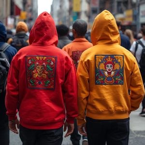 Sudaderas con Capucha de Invierno con Apliques Personalizados, Sudadera de Forro Polar de Poliéster/Nailon, Diseño de Parche Cosido Digital, Opciones OEM/ODM, Fabricadas por Nosotros Mismo - Product Image 2