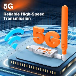 ตัวขยายไร้สาย5.8G 8GB 4K decode 2160P เอาท์พุตโลหะสีเงิน500FT/150M ตัวรับสัญญาณไร้สาย Android - Product Image 4