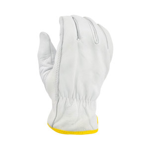 Gants de sécurité en cuir de haute qualité Gants de conducteur en cuir confortables pour la sécurité des mains Gants de conducteur en cuir de vachette. - Product Image 3
