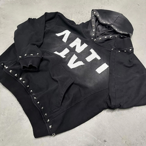 Sweat-shirts d'hiver épais doublés de polaire 450 g/m² pour hommes, essentiels, logo personnalisé en usine, sweat-shirt lourd unisexe - Product Image 3