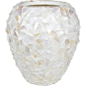 Vase en nacre Capiz de haute qualité pour la décoration intérieure Vase cylindrique rond meubles de salle à manger tissés à la main durables - Product Image 1