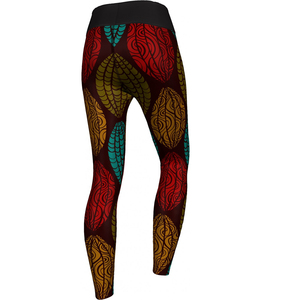 Pantalon de yoga taille haute respirant sans couture pour femmes Leggings à séchage rapide imprimés sublimés vêtements de sport tricotés OEM disponible - Product Image 2