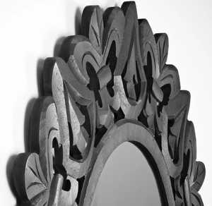 Handmade Luxury Wood <b>Frames</b> Heavy Carving Black <b>Mirror</b> for Home Restaurant Hotel Wall Decor Vintage Style <b>Photos</b> Welcome! - Product Image 2