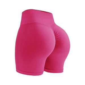 Shorts Deportivos de Yoga para Mujer de Alta Calidad, Spandex/Nailon, Cintura Alta, Efecto Levanta Glúteos, Secado Rápido, Transpirables - Product Image 2