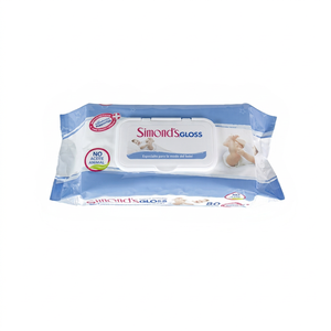 Uniquality GLOSS Toallitas Húmedas para Bebés, 80 Unidades, Hipoalergénicas, para Cambio de Pañales, con Extracto de Manzanilla y Aloe - Product Image 1
