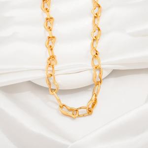 Fashionable and Unique Women's Minimalist <b>Copper</b> Link <b>Chain</b> Necklaces-Gift - Product Image 5
