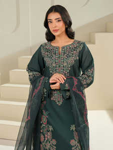 Best Offer for <b>Mixed</b> Print Pakistani Women's Shalwar Kameez Dupatta Dress Summer Winter Collection Premium Lawn <b>Fabric</b> Minimum - Product Image 4