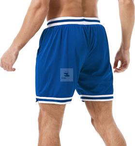 2025 Short de sport pour hommes avec logo personnalisé Polyester Spandex écologique avec taille élastique Motif solide Style décontracté - Product Image 6