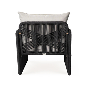 Modern Acacia Wood Outdoor Garden <b>Sofa</b> Set Durable Steel Rope Cushions UV Resistant Eco-Friendly Washable <b>Waterproof</b> Villas - Product Image 6