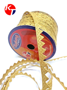 Tringle or tissus en gros 13mm coupe dentelle bordure garniture cristal frange gland perle musulman robes robes avec tresses - Product Image 4