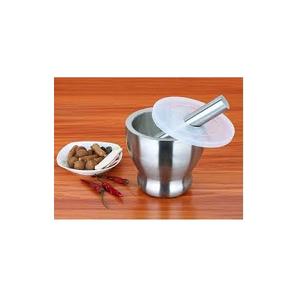 Mortero y Mazo de aluminio 100% Real, accesorios de cocina, proveedor al por mayor, mortero de aluminio de alta calidad - Product Image 5