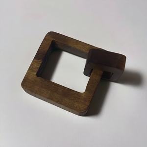 Cadena de madera de mango de 2 eslabones estilo bohemio, decoración de mesa rústica hecha a mano, acentos decorativos de Pascua ecológicos para sala de estar - Product Image 3