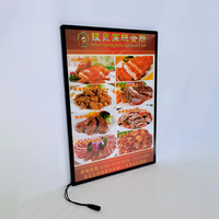 Afficheur LED vertical ultra-mince WEIMA, couleur pleine, A3, 5000 lumens, résistant à la poussière, résistant aux chocs, écologique, portable