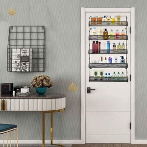 Art créatif moderne fait à la main grande taille porte-épices de cuisine en fer créateur tendance concepteur 5 niveaux ustensiles de cuisine supports à épices - Product Image 5