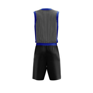 Uniformes de basket-ball imprimés, ensembles pour adultes, Kits pour garçons et adultes avec impression de deux couleurs contrastées, grande taille - Product Image 2