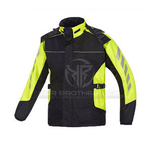 Premium CE Approved <b>Waterproof</b> Cordura Motorbike 2-Piece <b>Suit</b> with Armor and Ventilation Panels for Winter Riding Custom - Product Image 3