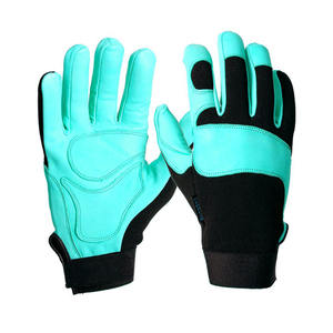 Guantes DE TRABAJO mecánicos de cuero suave y cómodos Protección de manos resistente al corte resistente para uso diario y al aire libre - Product Image 3