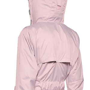 Chubasquero a prueba de viento Premium para mujer con bolsillos, elegante chaqueta de senderismo con capucha y material transpirable para protección contra todo tipo de clima - Product Image 3