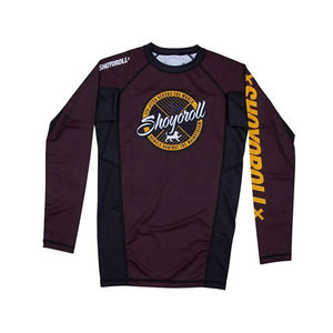 Nouveau Rash Guard OEM à manches courtes UPF50+ pour Jiu Jitsu, MMA, Grappling, BJJ, Boxe, Couleur personnalisable, Qualité supérieure, Dernière collection - Product Image 4