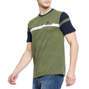 Meilleures ventes T-shirts décontractés à manches courtes pour hommes de haute qualité avec logo personnalisable et design solide - Product Image 3