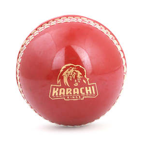 Balle de cricket en caoutchouc Karachi Kings - Rouge - Product Image 1