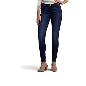 Nouveauté OEM/ODM, pantalon en jean pour femmes de luxe fabriqué sur mesure/pantalon en jean à taille haute vendu en gros pour femmes - Product Image 4