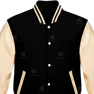 Fashionable Comfortable Men's Casual Letterman Jacket OEM Custom Waterproof Windproof Winter Jacket Stylish - Product Image 1