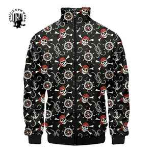 เสื้อแจ็กเก็ตบอมเบอร์แบบถักมีซิปรูดด้านในผ้าโพลีเอสเตอร์100% สายยาวขนาดพิเศษ - Product Image 3