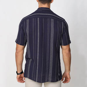 Chemises décontractées à col cubain imprimées, manches classiques, respirantes, style streetwear pour hommes - Product Image 2