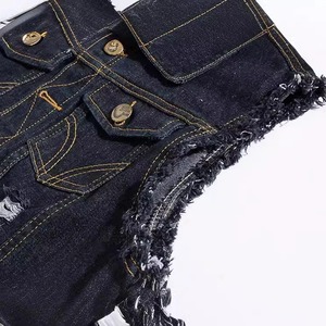 Autumn <b>Men's</b> <b>Denim</b> <b>Vest</b> <b>Men</b> Retro Streetwear Ripped Jean Sleeveless Jackets Fashion Cotton Windbreaker Waistcoat <b>Men</b> Clothings - Product Image 3