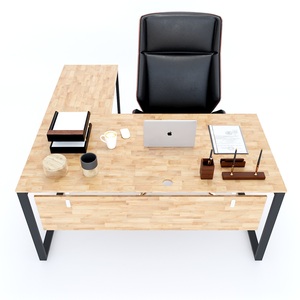 โต๊ะทำงานเหล็กทรงตัวแอล มินิมอล ขนาด 160x160 ซม. พร้อมระบบประกอบแบบ RECTANG - Product Image 2