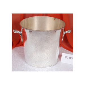 2025 meilleur conçu décoratif boisson glace panier Top vente fabriqué à la main nouveau Look luxueux argent plaqué refroidisseur de vin en vrac - Product Image 6