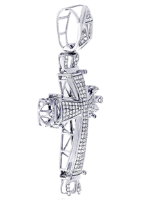 Fait sur mesure VVS naturel Hip Hop rappeur glacé diamant lettre pendentifs 10K/14K or matériel plaqué or cadeau - Product Image 3