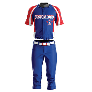 Uniforme de baseball en sublimation 100% polyester, best-seller en gros, vêtements de sport sur mesure, uniforme de baseball - Product Image 1
