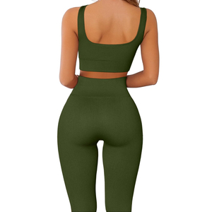 Conjuntos de entrenamiento de gimnasio para mujeres activas Conjuntos de yoga para mujeres en movimiento - Product Image 2