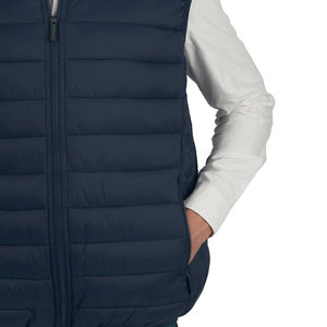 Chaleco acolchado transpirable con logotipo personalizado para hombre, nuevo diseño, elegante, sin mangas, de Color personalizado, para uso al aire libre, chaleco acolchado para hombre - Product Image 6