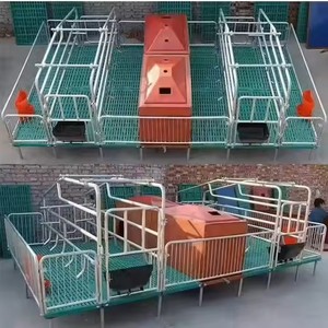 Equipo profesional de ganado con batería de núcleo de palé para cría de animales para granja de cerdos 1 año de garantía-Metal de acero plástico - Product Image 2