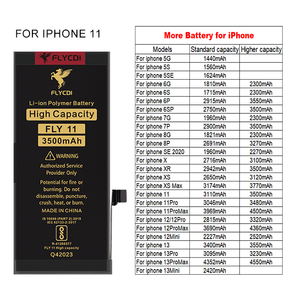 FLYCDI 2024 nueva batería de teléfono móvil Shenzhen para Iphone Xs Max 11 12 13 batería otras baterías - Product Image 2