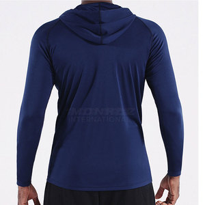 Sweat à capuche de compression respirant et extensible pour hommes en taille adulte personnalisé - Product Image 6