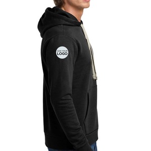 เสื้อยืดมีฮู้ดแบบผสมผสานสามเนื้อผ้า - Product Image 5