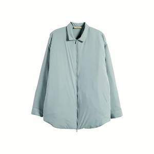 Veste à boutons en velours côtelé à manches longues pour hommes, manteau d'hiver décontracté de style letterman avec poche en tissu - Product Image 5